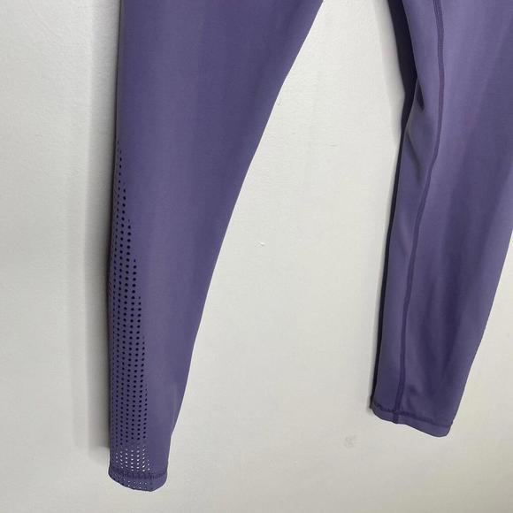 Zyia Active Light N Tight Purple Lasercut Perforated Athletic Leggings Small - Picture 3 of 11